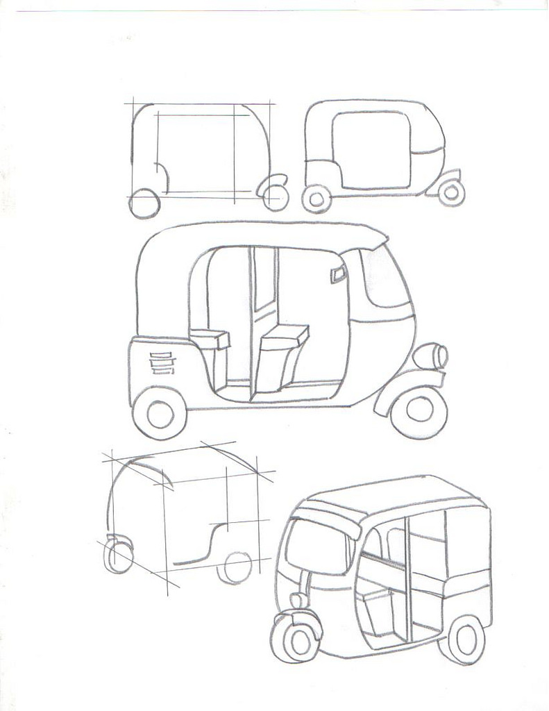 791x1024 Learn To Draw Vehicles Question Of The Day Draw An Auto