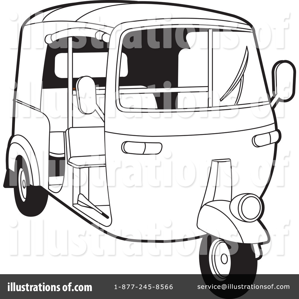 1024x1024 Collection Of Auto Rickshaw Line Drawing High Quality, Free