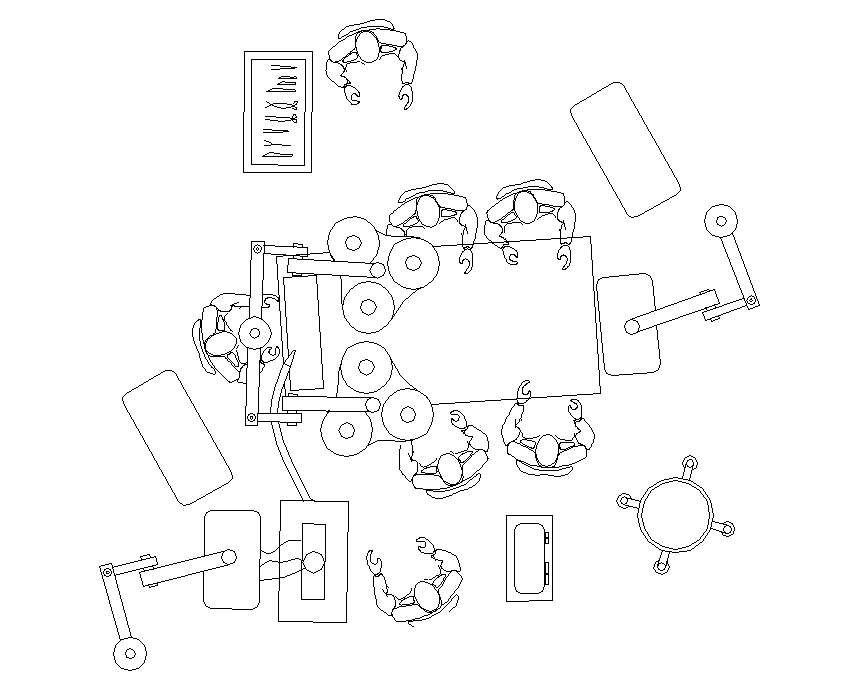 859x696 Operating Theatre Cad Layout Dwg