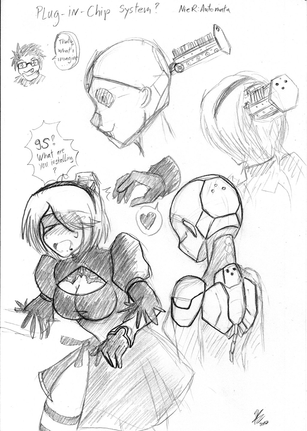 1024x1436 Nier Automata Plug In System By Thurosis