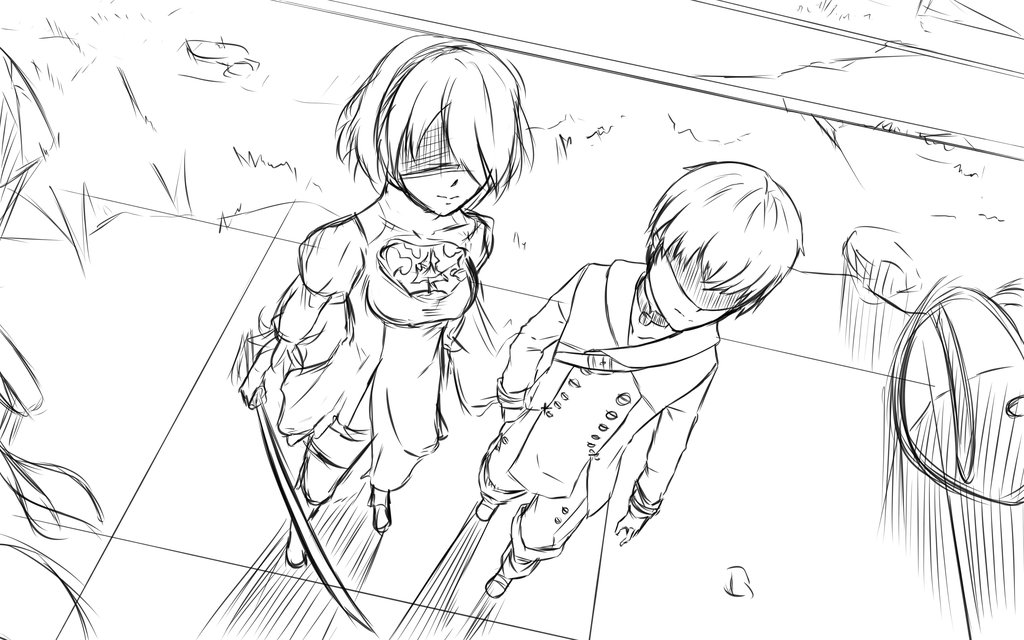 1024x640 Nier Automata By Inikinemod