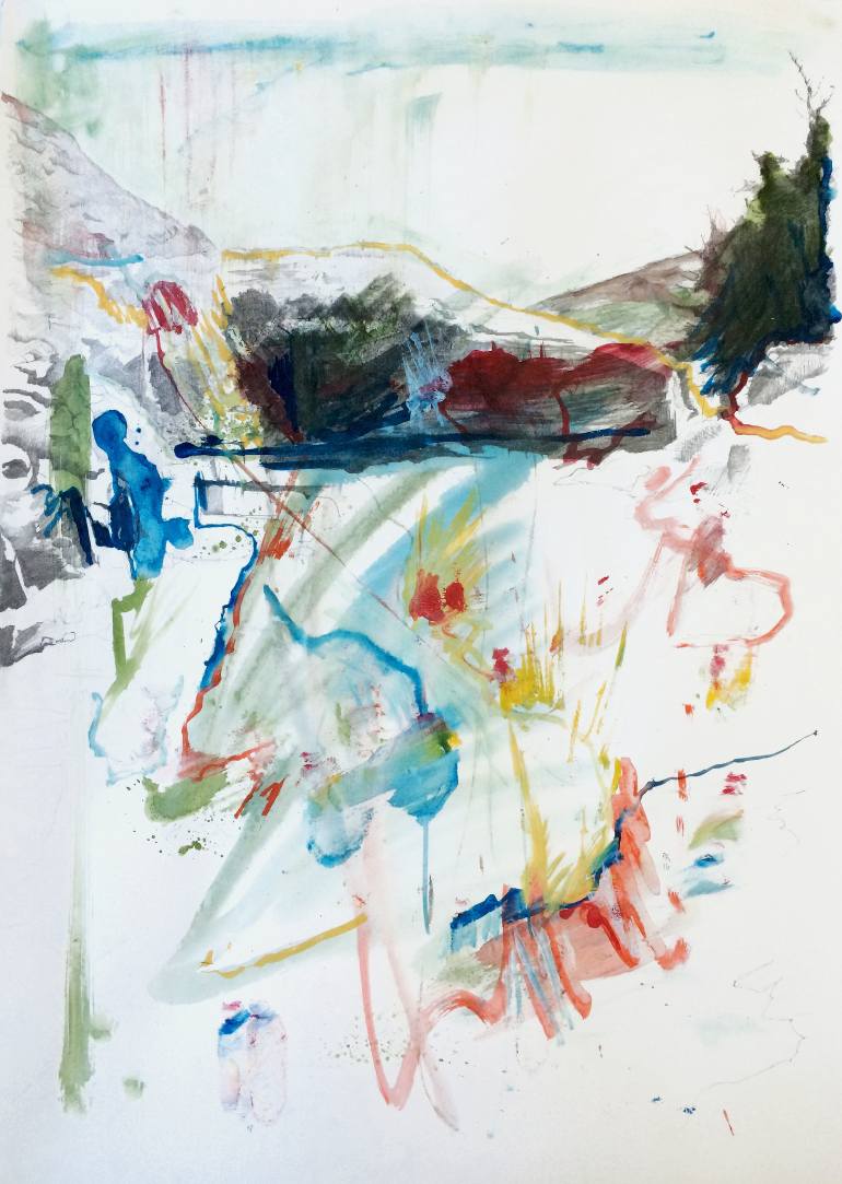770x1083 Saatchi Art Avalanche Drawing By Philip Ryland