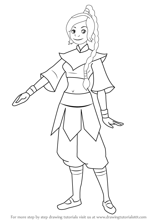 598x844 Learn How To Draw Ty Lee From Avatar The Last Airbender (Avatar