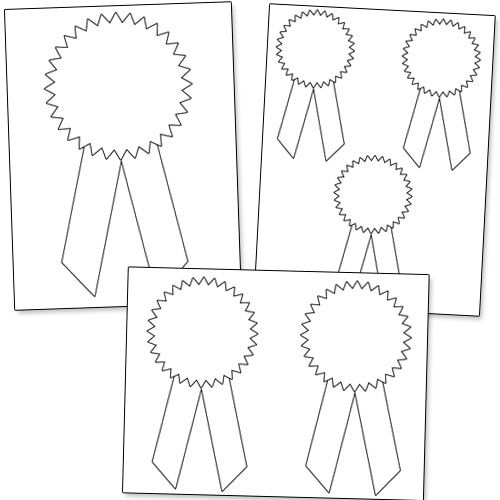 500x500 Printable Award Ribbons Classroom School, Craft