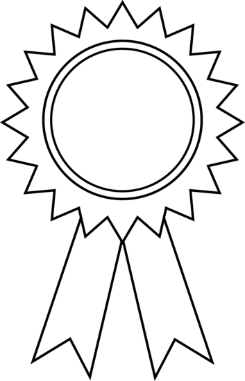 353x550 Award Ribbon Clipart Outline Clipart Panda