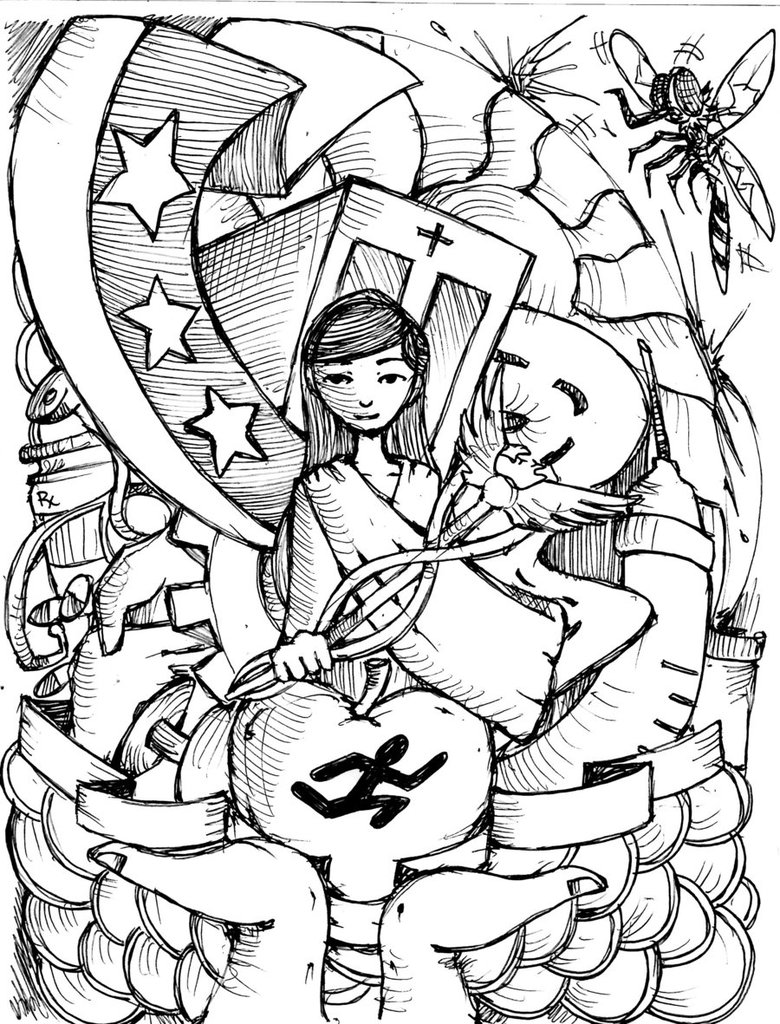 780x1024 Dengue Awareness Drawing By Valkyrie35