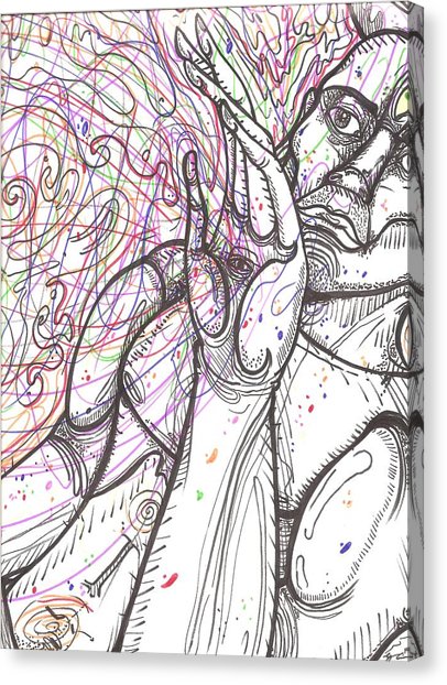 406x622 Touching Awareness Drawing By Anthony Tonich