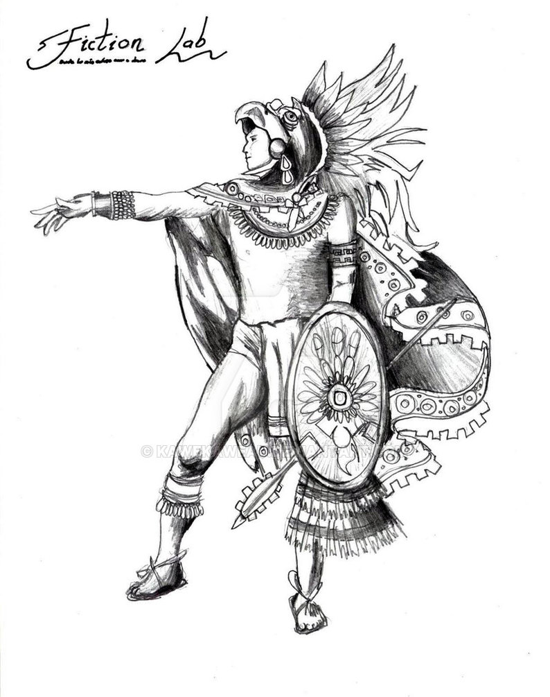 794x1005 Viva Mexico Eagle Warrior By Kawekaweau