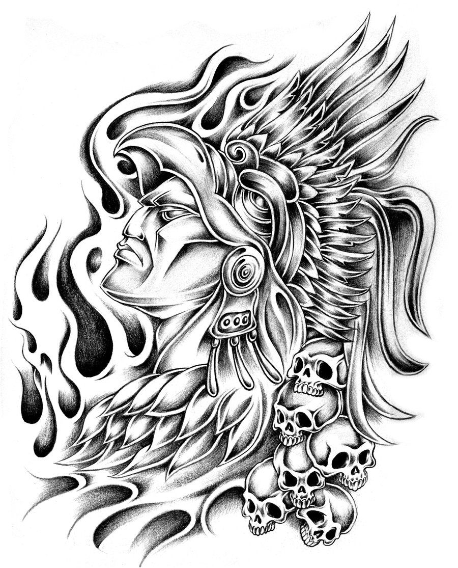 900x1115 Lovely Aztec Tattoo Designs.jpg Tattoos