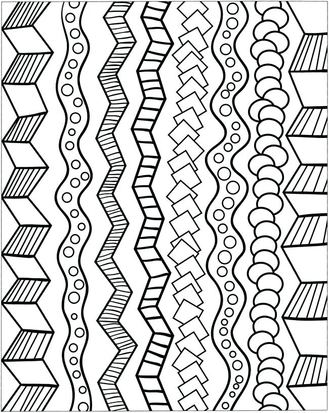 650x814 Cool Pattern Drawings Cool Pattern Coloring Pages Abstract Color