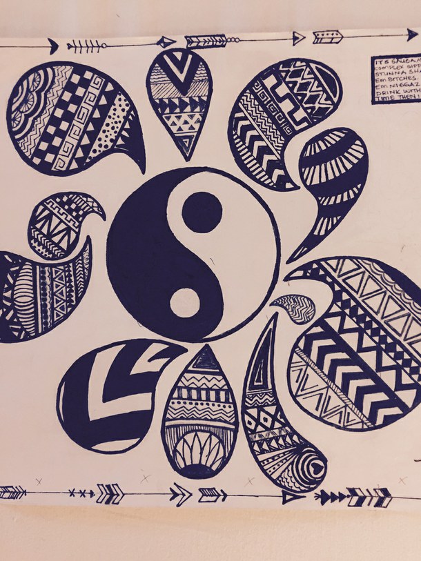 610x813 The Beginning Phase Of The Yin Yang ,