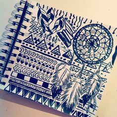 236x236 Aztec Style Drawings
