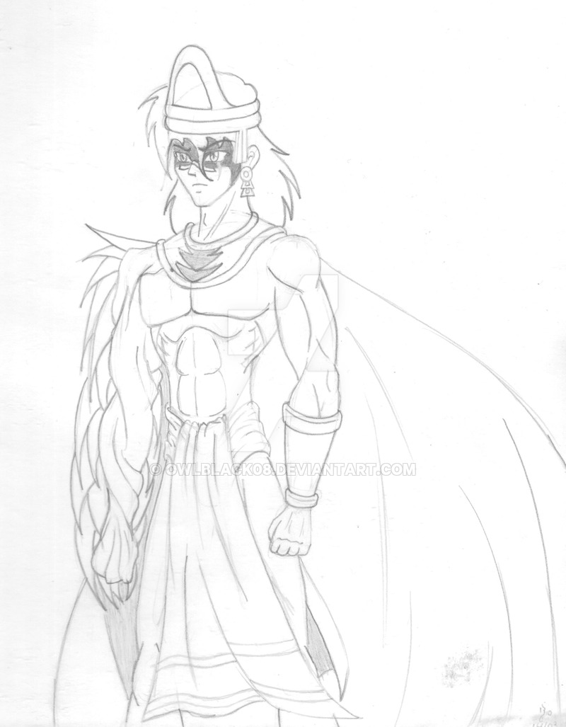 800x1027 Huitzilopochtli (Aztec God Of War) By Owlblack08