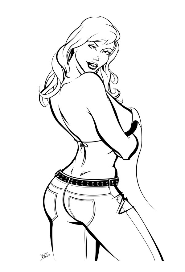 600x882 Blue Jean Babe By Wes James