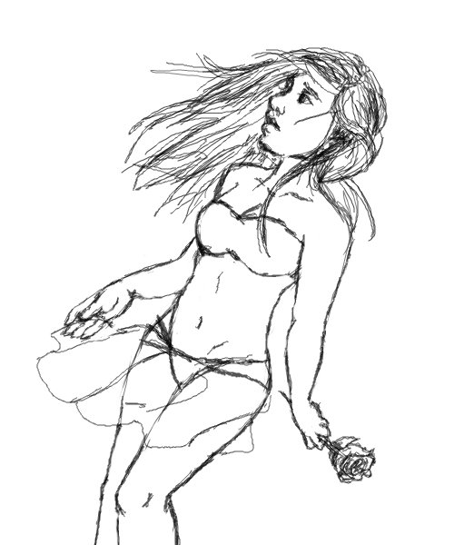 500x600 Sad Beach Babe A Other Speedpaint Drawing By Stasianime