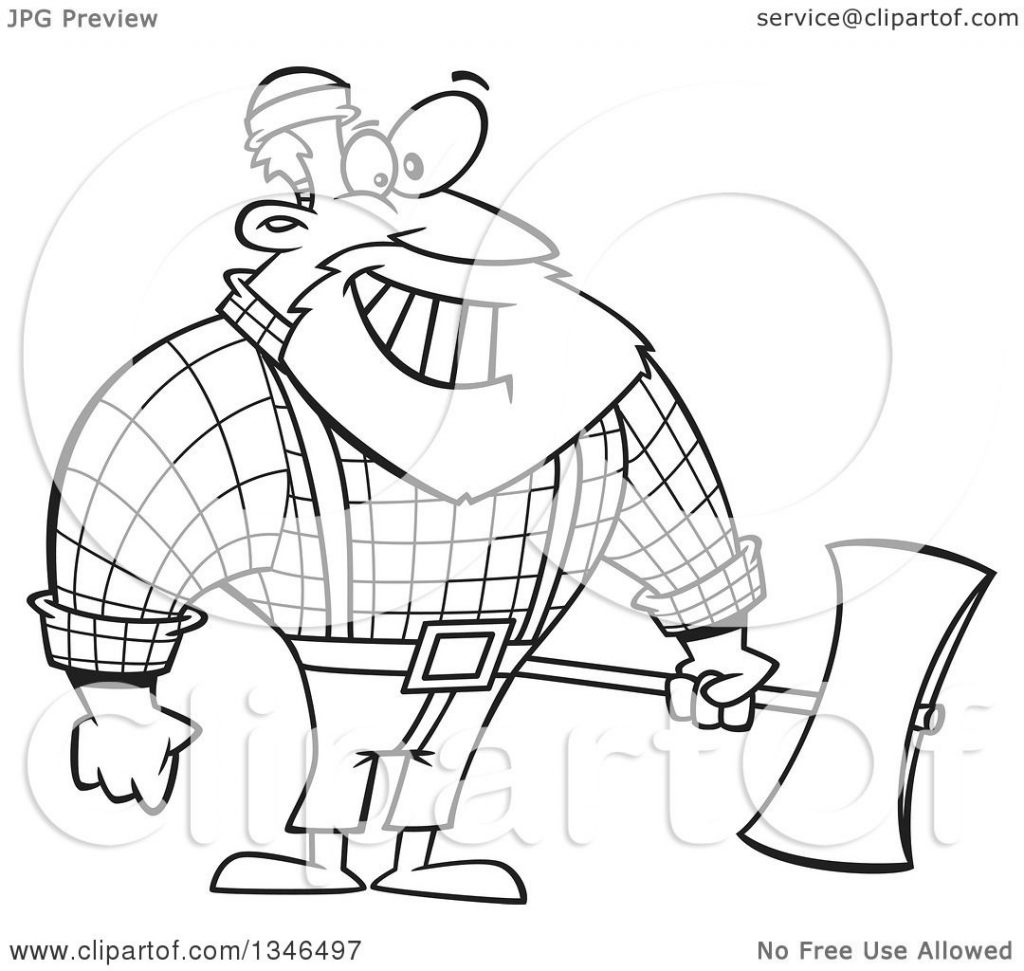 1024x971 Wealth Paul Bunyan And Babe Coloring Page Drawing At Getdrawings