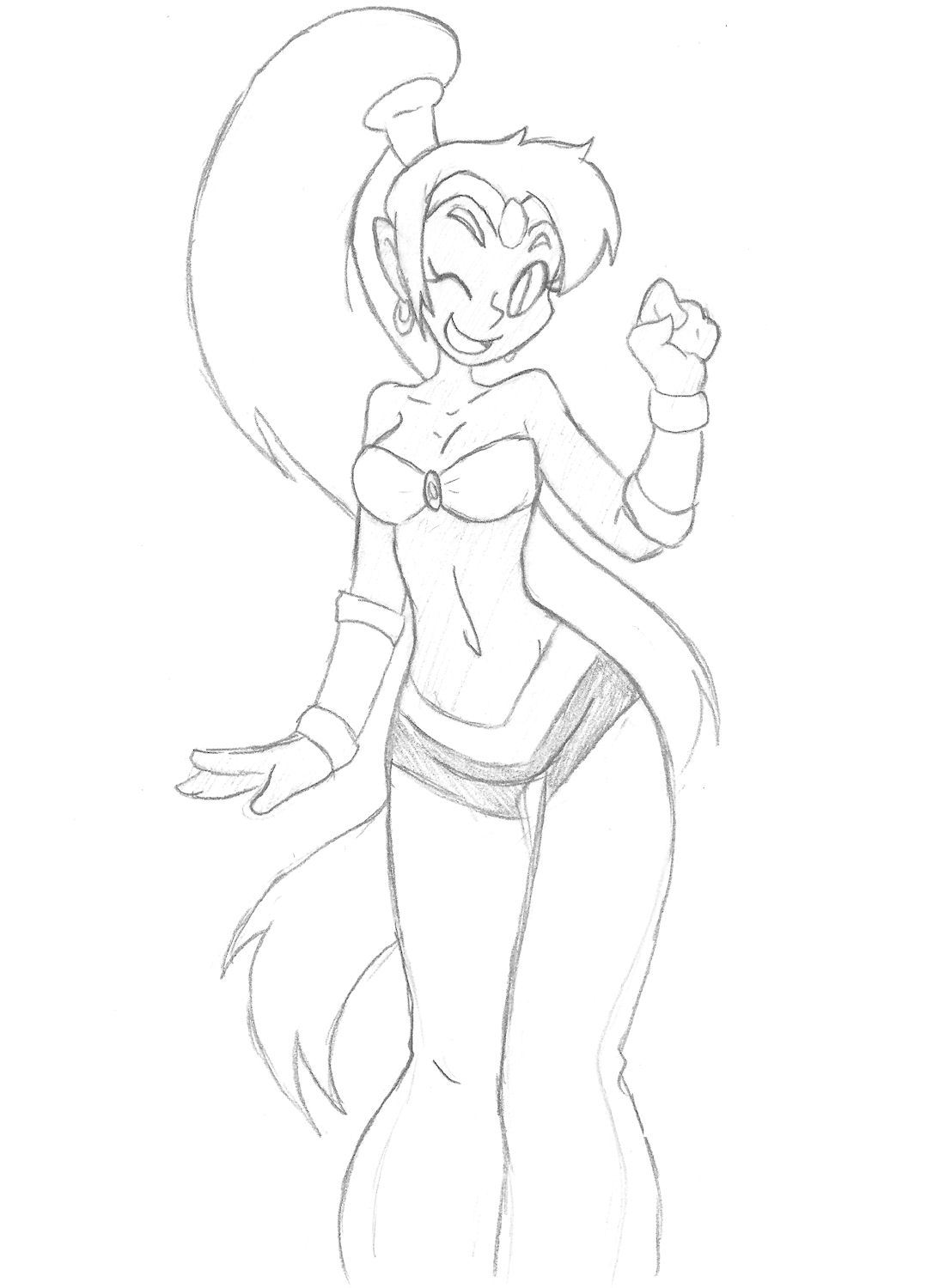 1100x1500 Grog's Scribbles Always A Good Time To Draw The Genie Babe