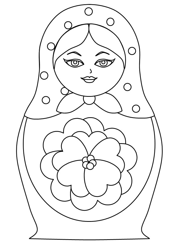 720x960 Russian Doll Drawing