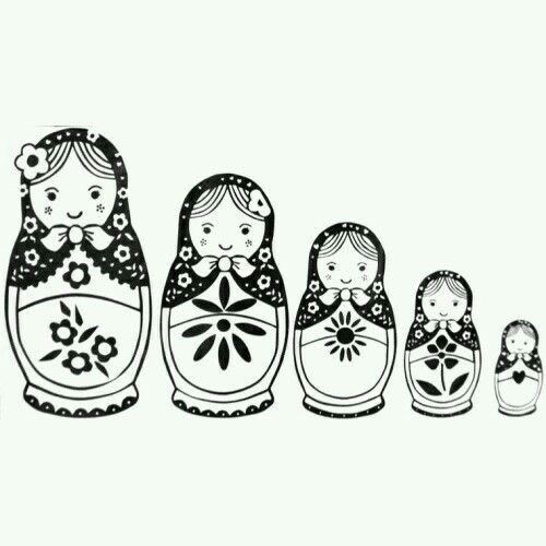 500x500 The 81 Best Matrioska Images On Matryoshka Doll