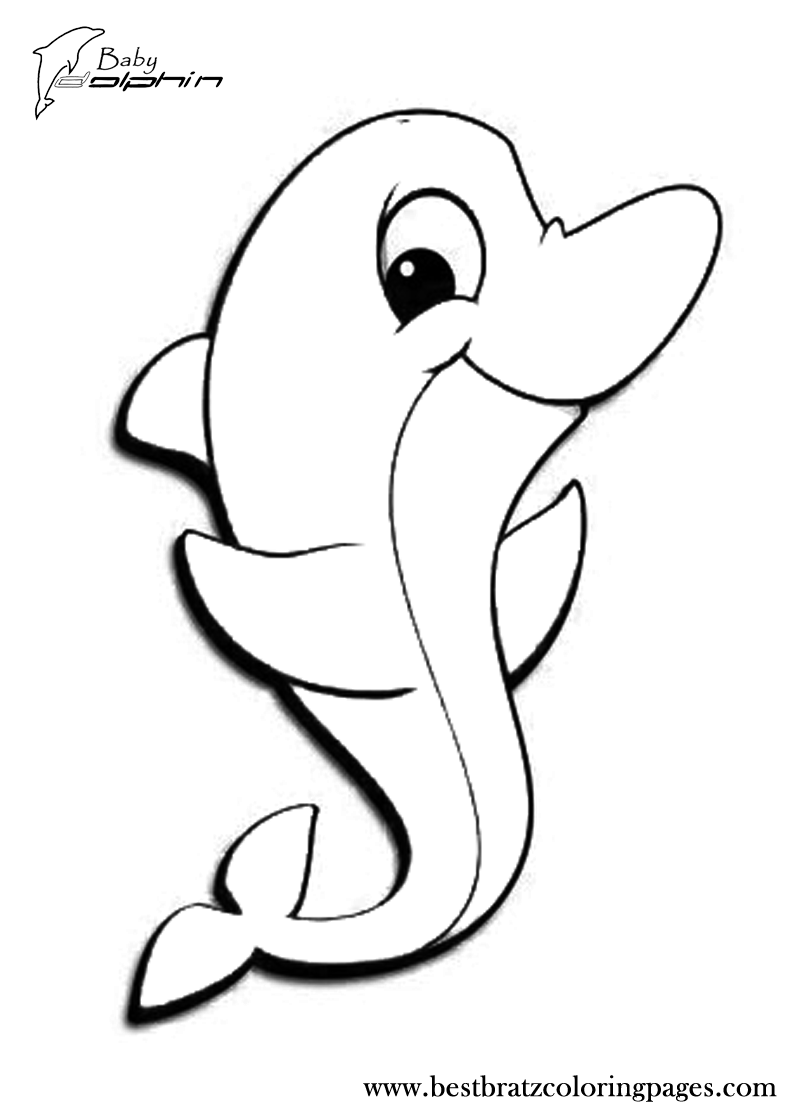 800x1120 Baby Dolphin Coloring Pages Bratz Coloring Pages Coloring