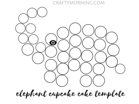 480x360 Baby Blue Elephant Cake