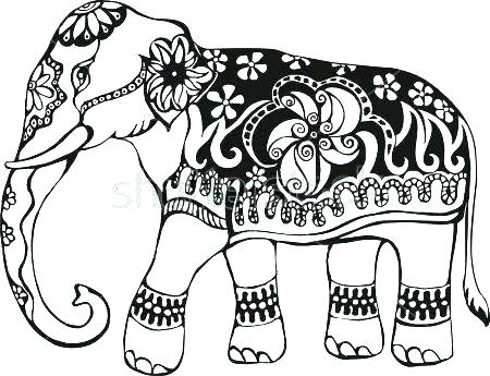 450x345 Baby Shower Elephant Coloring Pages Ant Sheets For Kids Drawing