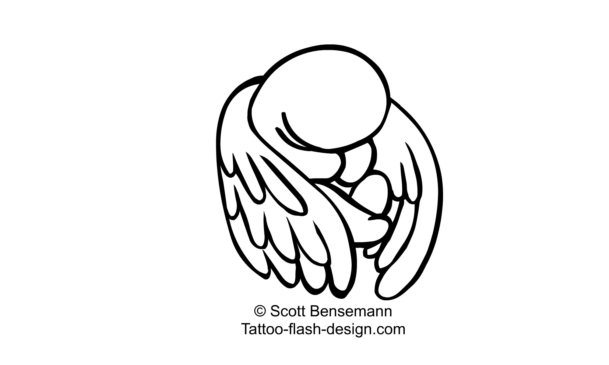2000x1200 Collection Of Baby Angel Wings Drawing High Quality, Free