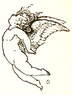 233x306 Collection Of Baby With Angel Wings Drawing High Quality