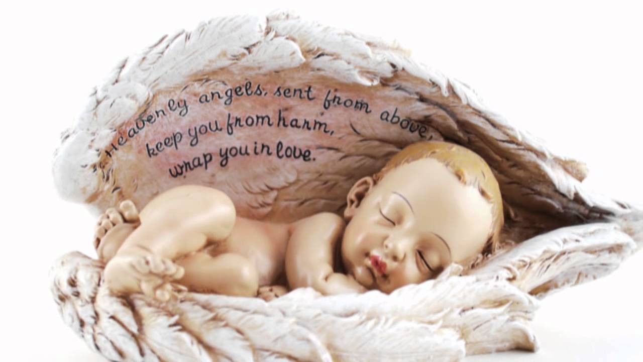 1280x720 Sleeping Baby In Angel Wings
