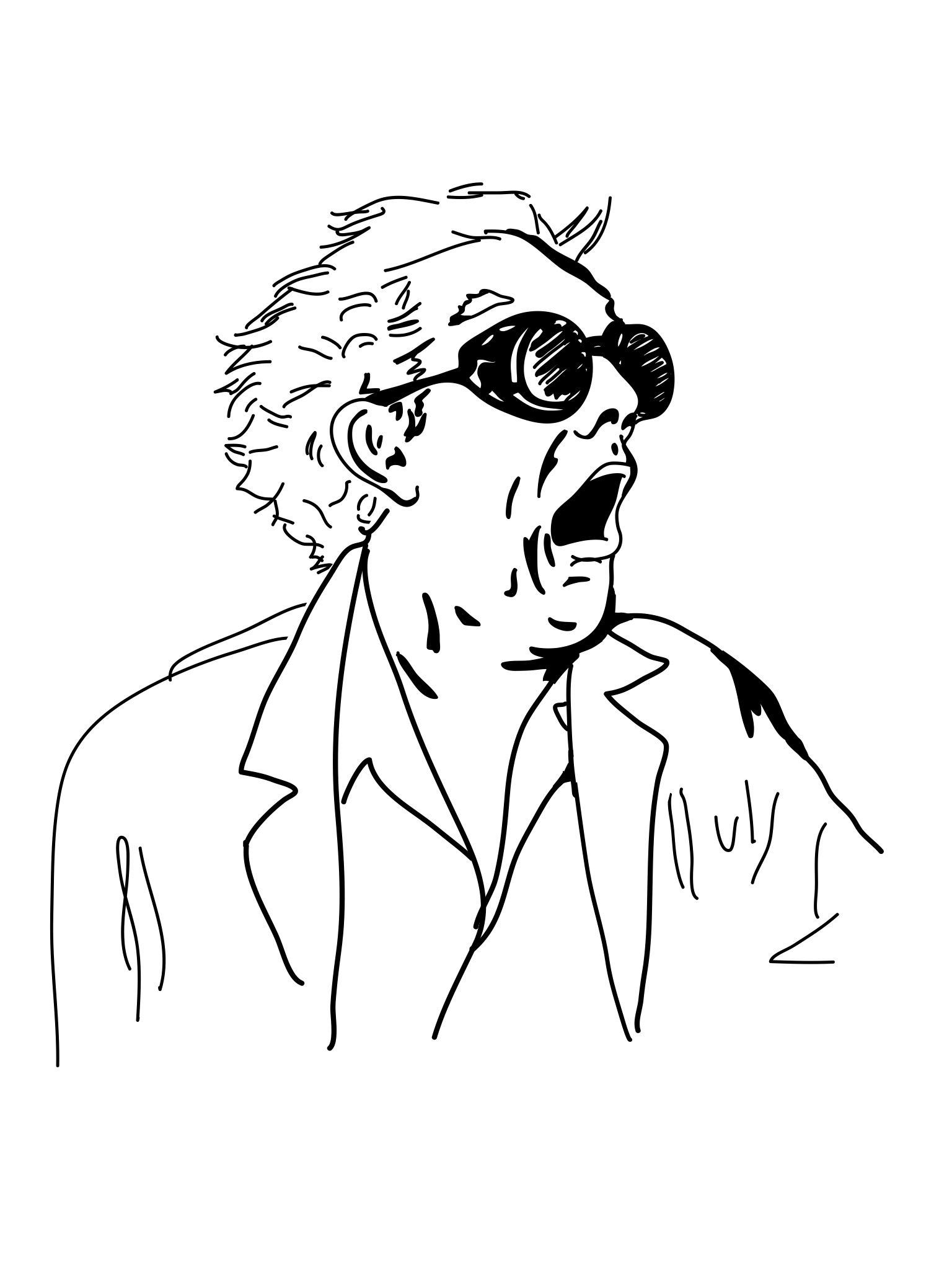 1536x2048 Great Scott, Meme, Back To The Future, Drawing, Illustration, Doc