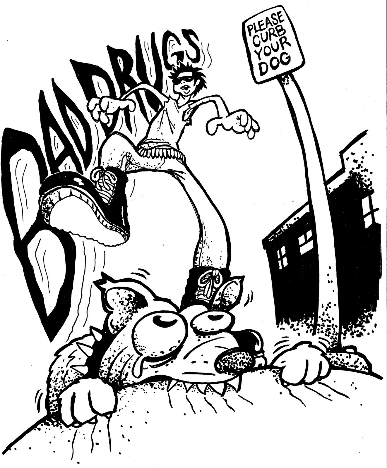 1322x1600 Beard Of Moss Bad Drugs Please Curb Your Dog Shirt Design