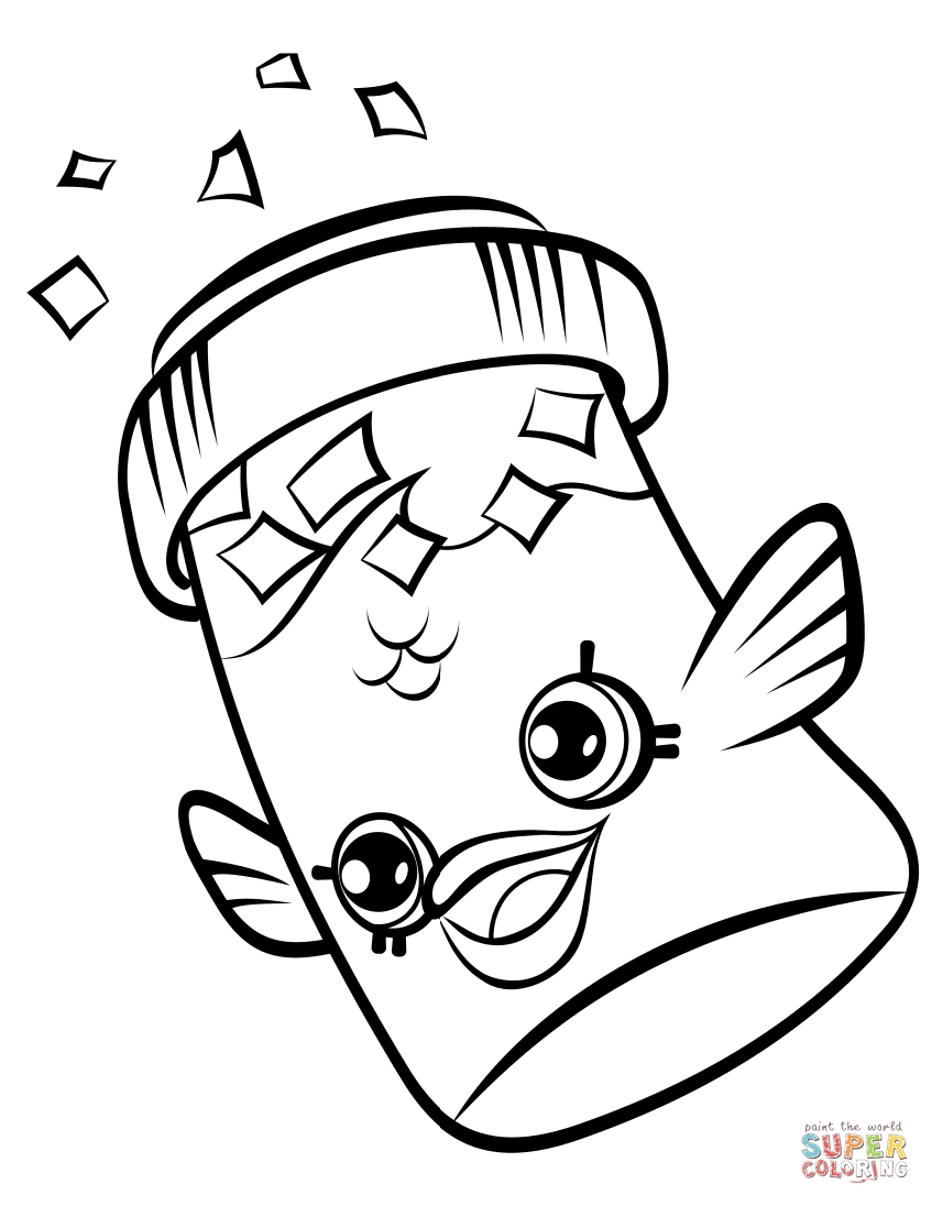 847x1096 Shopkins Bagel Billy Coloring Pages Printable 2