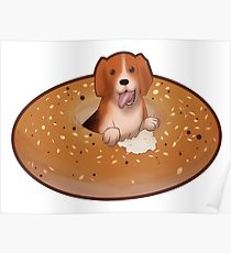 210x230 Bagel Drawing Posters Redbubble