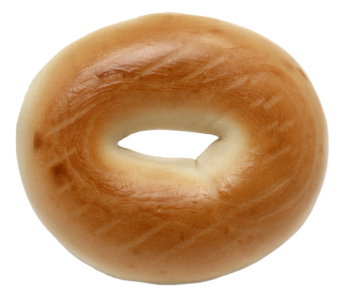 693x599 I Don'T Feel Like Drawing Today, So Here's A Bagel By Neon Neon