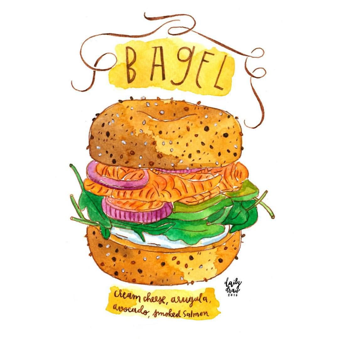 1080x1080 Bagel Sandwich!