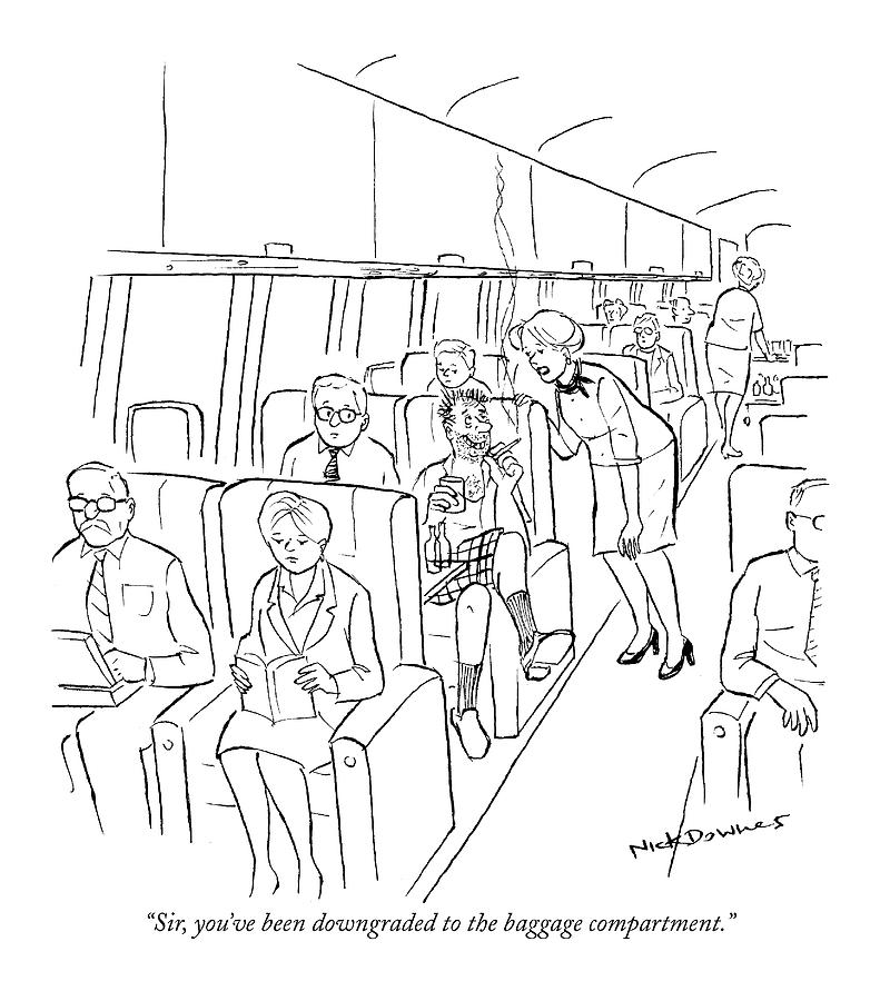 791x900 Sir, You'Ve Been Downgraded To The Baggage By Nick Downes
