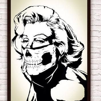 354x354 Marilyn Stencil Stenciling