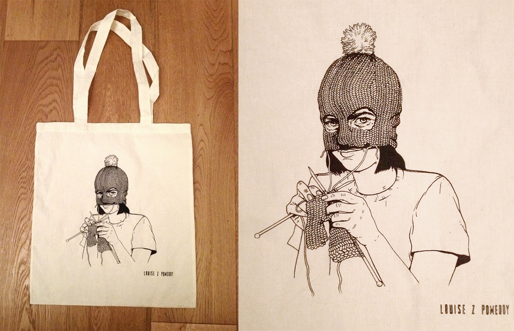 1000x645 Louise Zergaeng Pomeroy Tote Bags