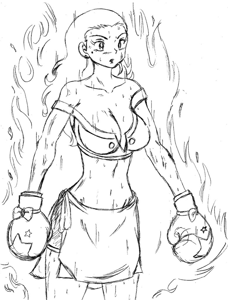 779x1026 Tamiko Awoken Sketch By Crashlegend25