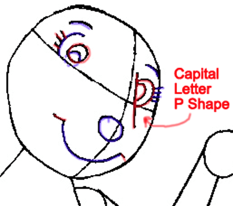 457x405 How To Draw Angelina Ballerina With Easy Step By Step Drawing