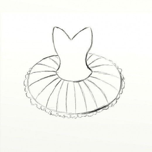 520x518 How To Draw A Tutu Feltmagnet