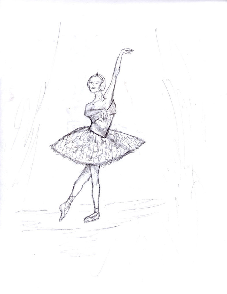 786x1017 Ballerina Sketch By Lizzallen