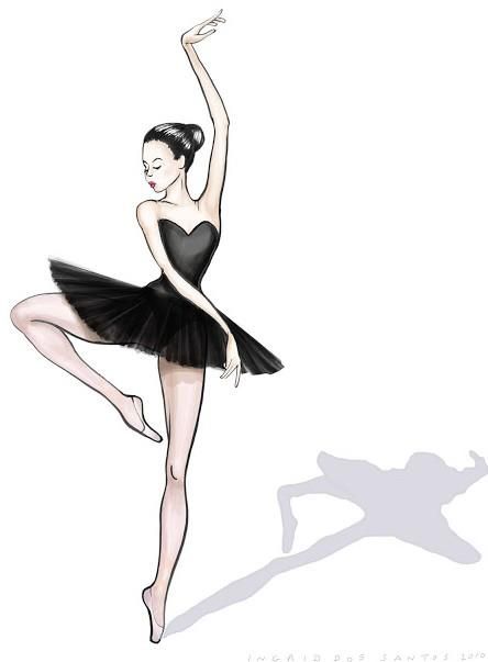 444x603 Black Swan Draw Art 7 Swans, Black And Dancing