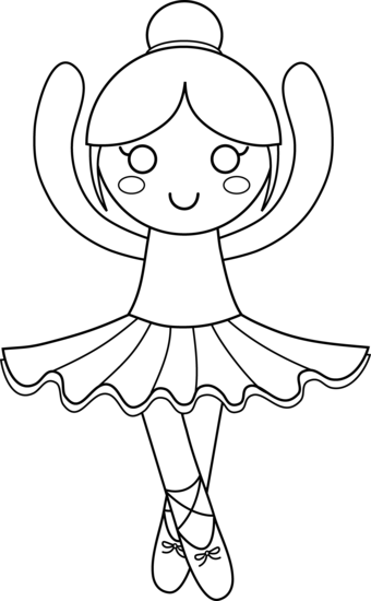 340x550 Collection Of Tutu Clipart Black And White High Quality