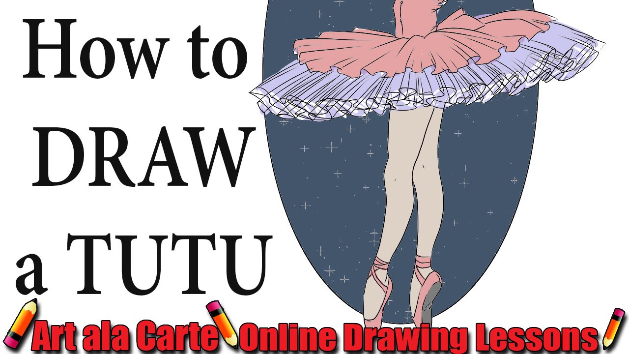 1280x720 How To Draw A Ballet Tutu