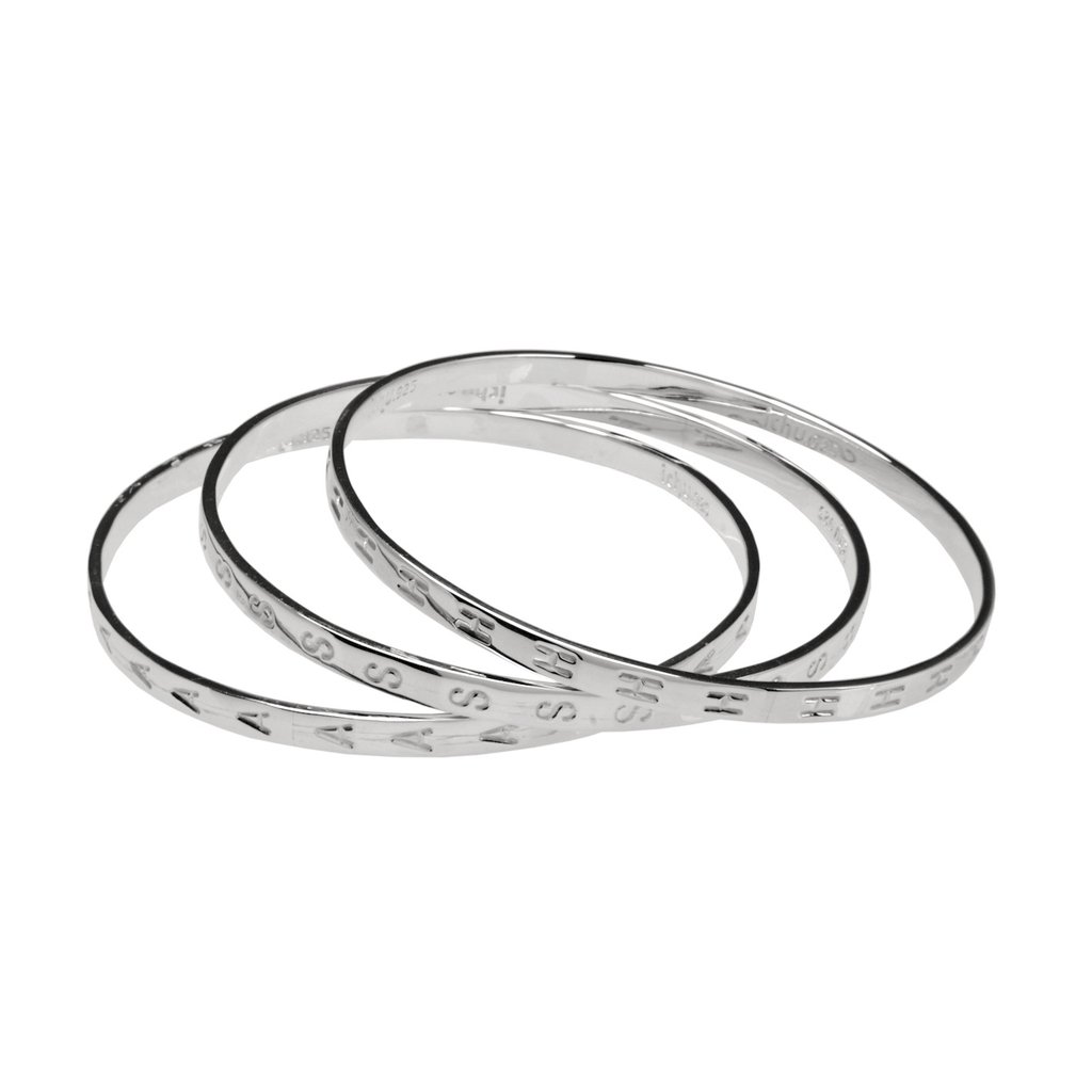 1024x1024 Letter Bangles Silkoh The Silver Co.
