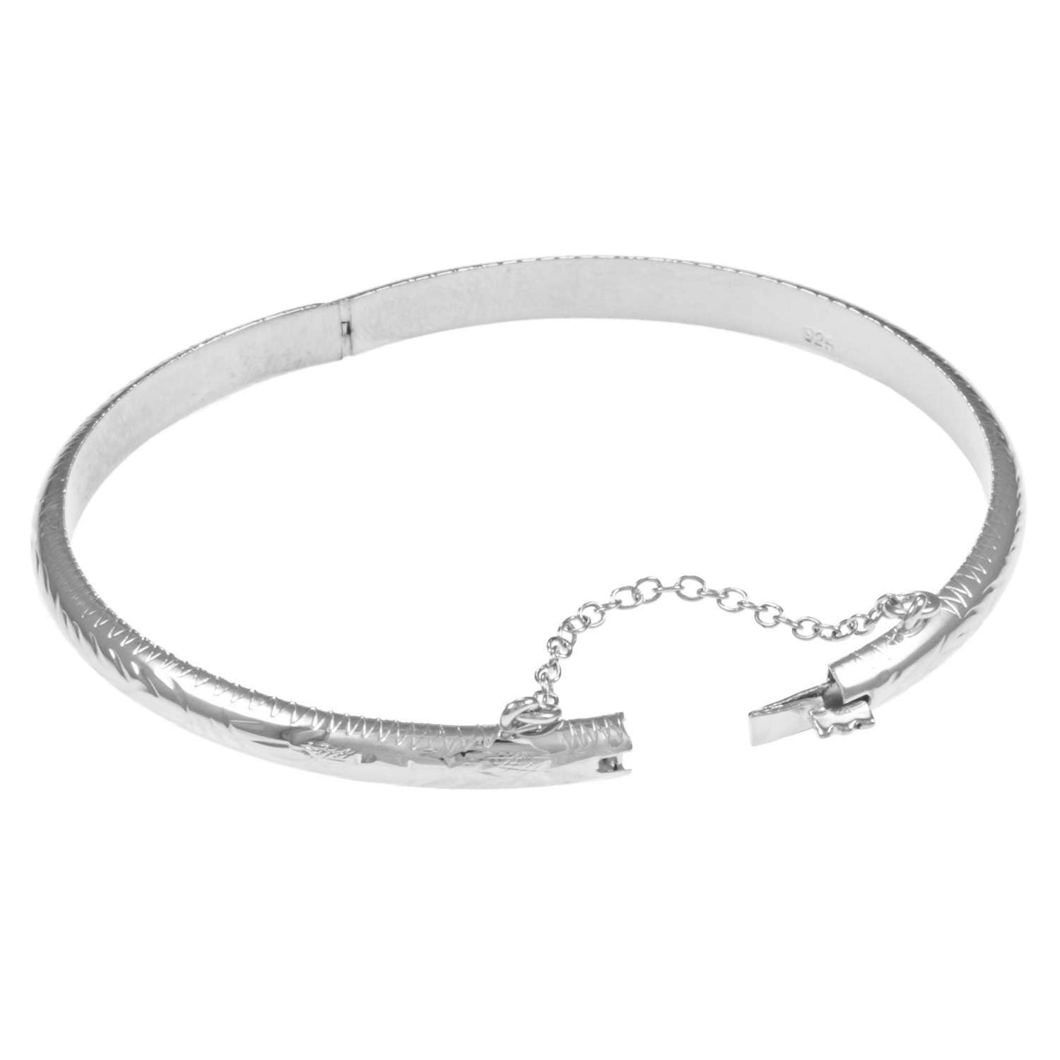 1500x1500 Shop Sterling Silver 7 Inch Adult And 6 Inch Child Bangles (5mm