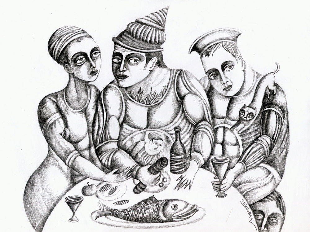 1000x749 Drawings Igor Gorban