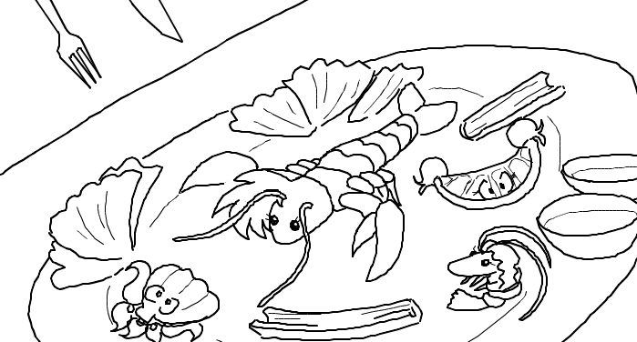 699x376 Mini Sketch Seafood Banquet By Redflare500