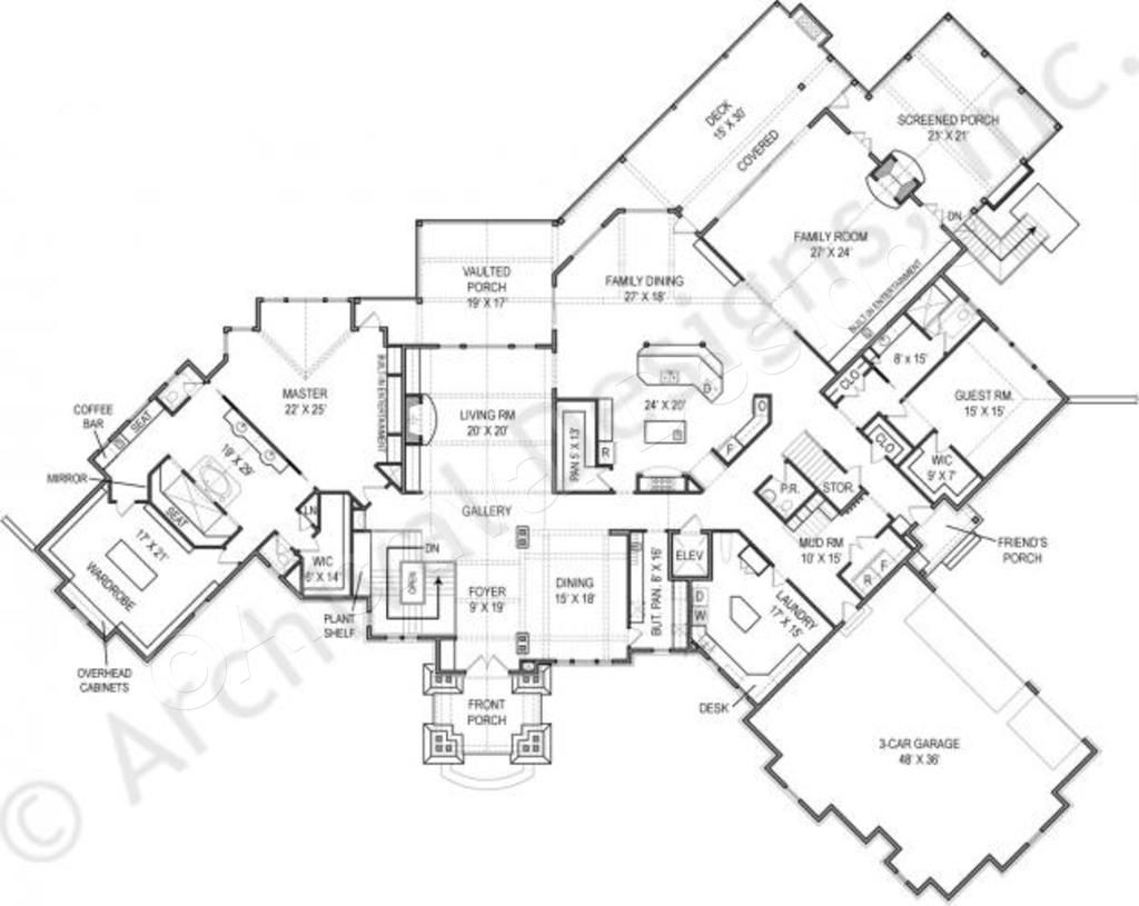 1024x815 Kettle Lodge Rustic House Plans Luxury House Plans Basement